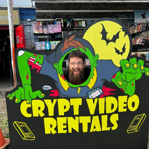 Crypt Video Rentals logo